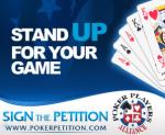1. Sign the Poker Petition to President Obama