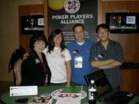 PPA Advocacy Booth During all 6 Weeks of the World Series of Poker