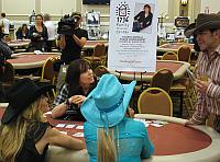 Annie Duke with 1736 Family Crisis Center