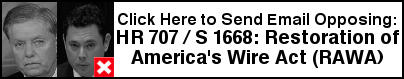 Email to Oppose HR 707 and S 1668