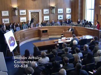 Recap: Indian Affairs Hearing #2
