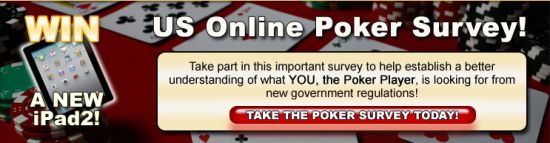 Take the poker survey &ndash; Win an Apple iPad2!